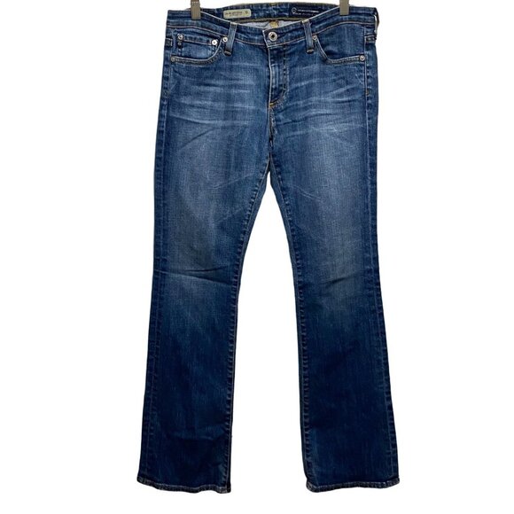 AG Adriano Goldshmied The Angelina Boot Cut Denim Blue Jeans Women's Size 29R - Picture 1 of 7